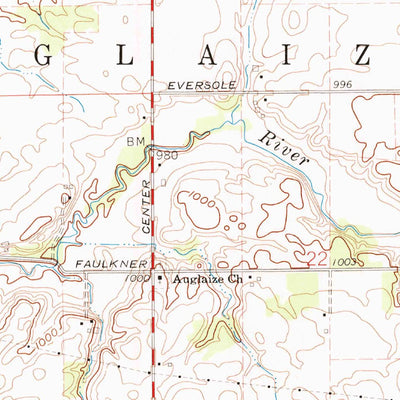 United States Geological Survey Harrod, OH (1961, 24000-Scale) digital map