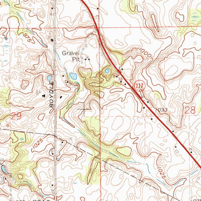 United States Geological Survey Harrod, OH (1961, 24000-Scale) digital map