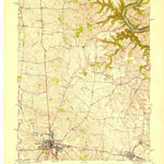 United States Geological Survey Harrodsburg, KY (1952, 24000-Scale) digital map