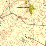 United States Geological Survey Harrodsburg, KY (1952, 24000-Scale) digital map