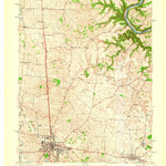 United States Geological Survey Harrodsburg, KY (1959, 24000-Scale) digital map