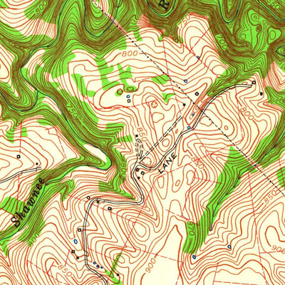 United States Geological Survey Harrodsburg, KY (1959, 24000-Scale) digital map