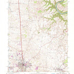 United States Geological Survey Harrodsburg, KY (1967, 24000-Scale) digital map