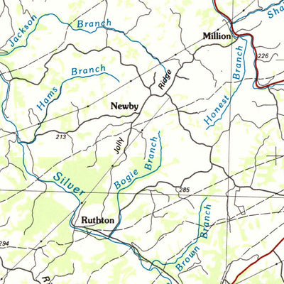 United States Geological Survey Harrodsburg, KY (1986, 100000-Scale) digital map
