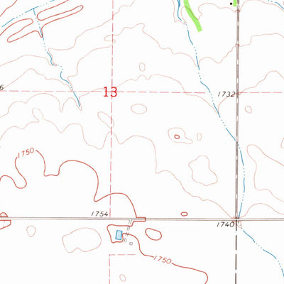 United States Geological Survey Harrold NE, SD (1968, 24000-Scale) digital map