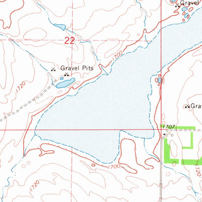 United States Geological Survey Harrold NE, SD (1968, 24000-Scale) digital map