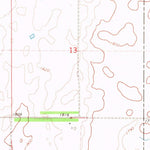 United States Geological Survey Harrold NW, SD (1968, 24000-Scale) digital map