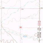 United States Geological Survey Harrold, SD (1968, 24000-Scale) digital map