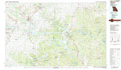 United States Geological Survey Harry S. Truman Reservoir, MO (1983, 100000-Scale) digital map