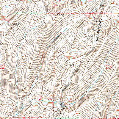 United States Geological Survey Harsha, WA (1967, 24000-Scale) digital map