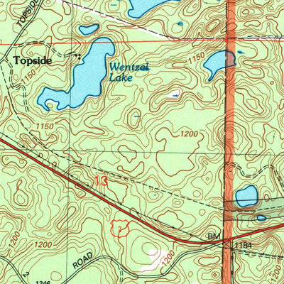 United States Geological Survey Hart Lake, WI (2005, 24000-Scale) digital map