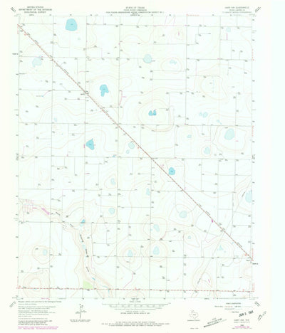 United States Geological Survey Hart NW, TX (1963, 24000-Scale) digital map
