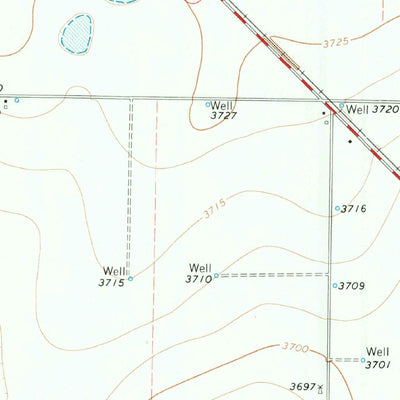 United States Geological Survey Hart NW, TX (1963, 24000-Scale) digital map