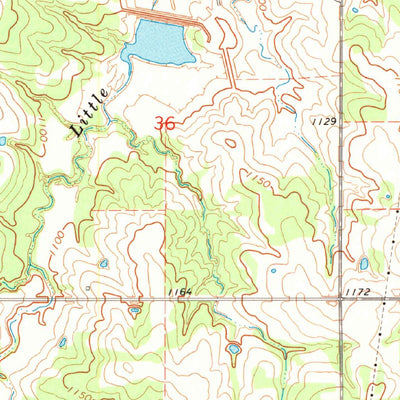 United States Geological Survey Hart, OK (1967, 24000-Scale) digital map