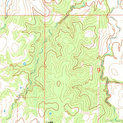 United States Geological Survey Hart, OK (1967, 24000-Scale) digital map