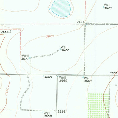 United States Geological Survey Hart SW, TX (1963, 24000-Scale) digital map
