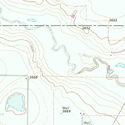 United States Geological Survey Hart SW, TX (1963, 24000-Scale) digital map