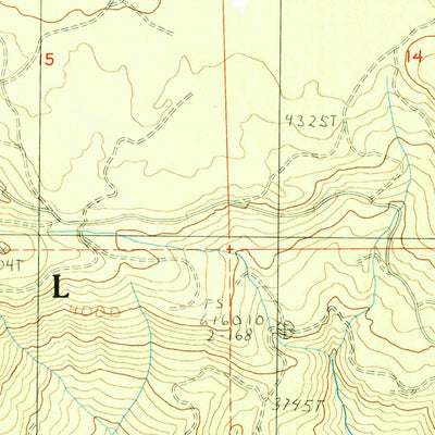 United States Geological Survey Harter Mountain, OR (1984, 24000-Scale) digital map