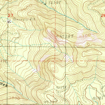 United States Geological Survey Harter Mountain, OR (1984, 24000-Scale) digital map
