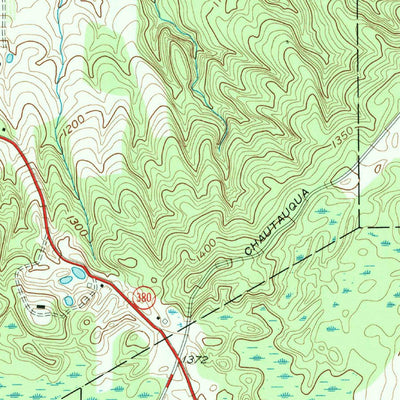 United States Geological Survey Hartfield, NY (1954, 24000-Scale) digital map