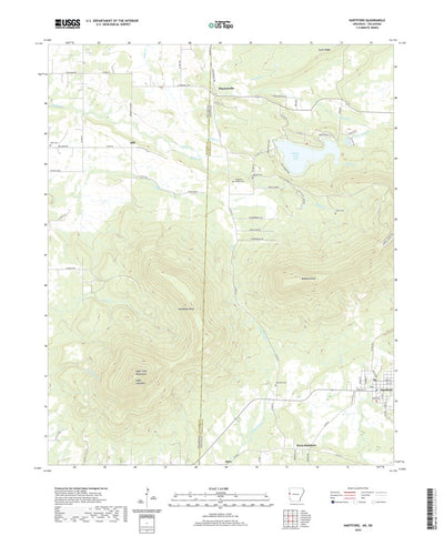 United States Geological Survey Hartford, AR (2020, 24000-Scale) digital map