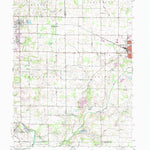 United States Geological Survey Hartford City West, IN (1960, 24000-Scale) digital map