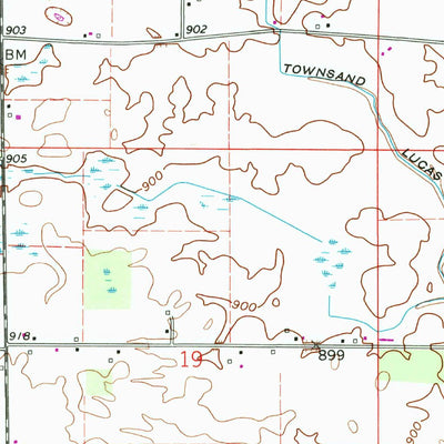 United States Geological Survey Hartford City West, IN (1960, 24000-Scale) digital map