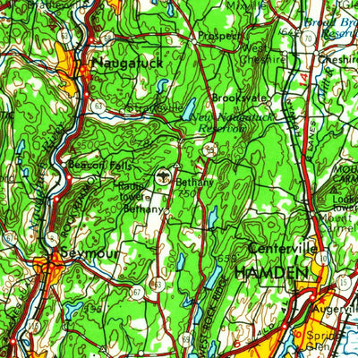 United States Geological Survey Hartford, CT-NY-NJ-MA (1965, 250000-Scale) digital map