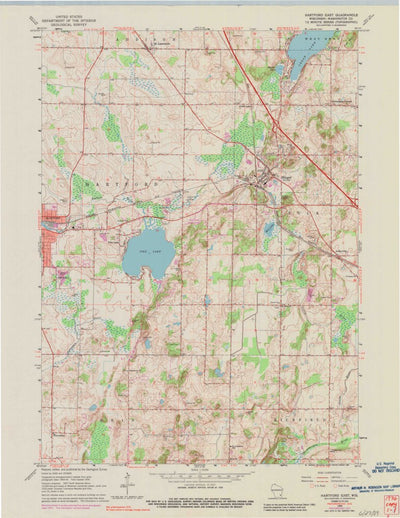 United States Geological Survey Hartford East, WI (1959, 24000-Scale) digital map