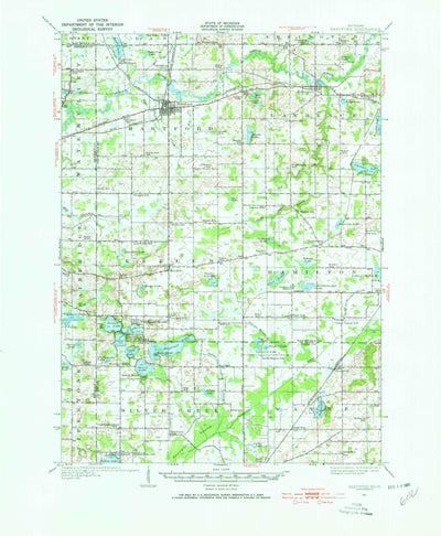 United States Geological Survey Hartford, MI (1927, 62500-Scale) digital map