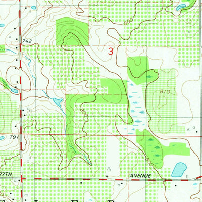 United States Geological Survey Hartford, MI (1981, 24000-Scale) digital map