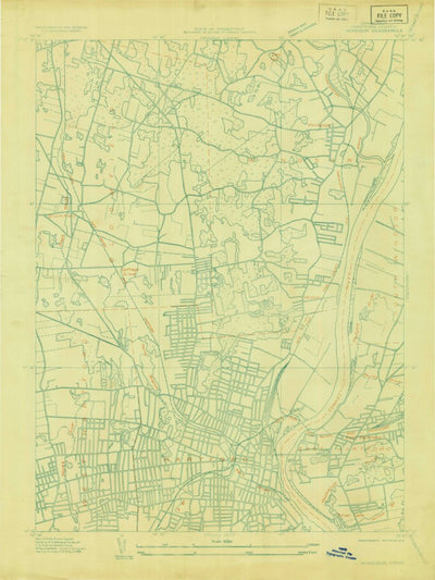 United States Geological Survey Hartford North, CT (1928, 24000-Scale) digital map