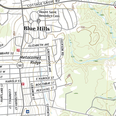 United States Geological Survey Hartford North, CT (2021, 24000-Scale) digital map