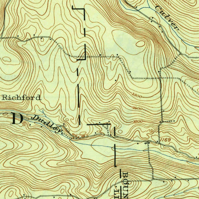 United States Geological Survey Hartford, NY (1903, 62500-Scale) digital map