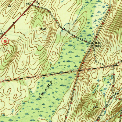 United States Geological Survey Hartford, NY (1944, 31680-Scale) digital map