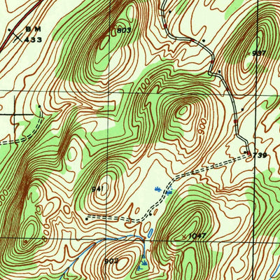 United States Geological Survey Hartford, NY (1947, 25000-Scale) digital map