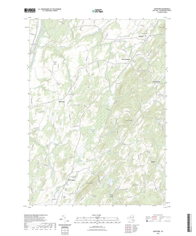 United States Geological Survey Hartford, NY (2023, 24000-Scale) digital map