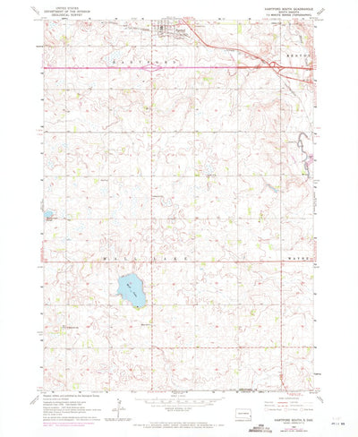 United States Geological Survey Hartford South, SD (1962, 24000-Scale) digital map