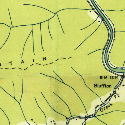 United States Geological Survey Hartford, TN-NC (1935, 24000-Scale) digital map