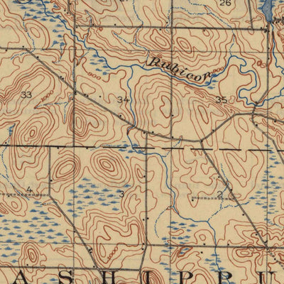 United States Geological Survey Hartford, WI (1904, 62500-Scale) digital map