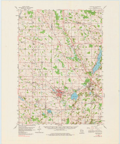 United States Geological Survey Hartford, WI (1959, 62500-Scale) digital map