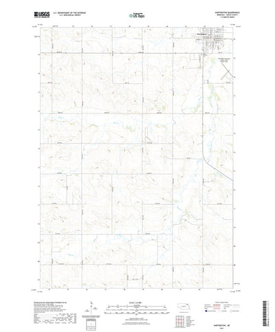 United States Geological Survey Hartington, NE (2021, 24000-Scale) digital map