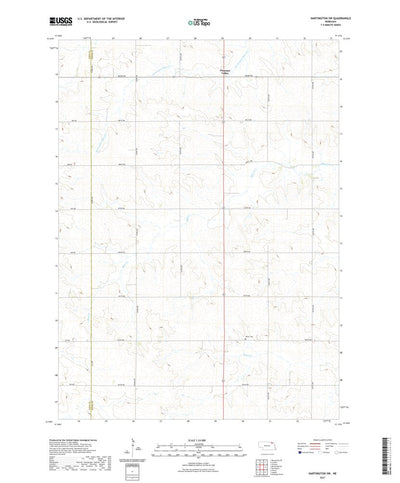 United States Geological Survey Hartington SW, NE (2021, 24000-Scale) digital map
