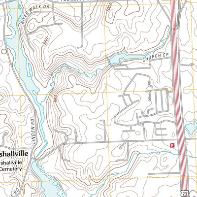United States Geological Survey Hartland, MI (2011, 24000-Scale) digital map