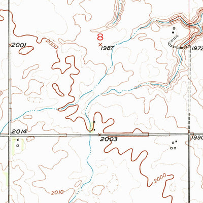 United States Geological Survey Hartland, ND (1949, 24000-Scale) digital map