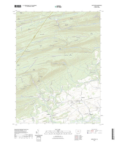 United States Geological Survey Hartleton, PA (2023, 24000-Scale) digital map