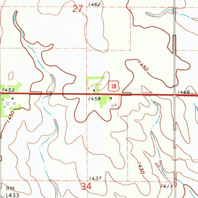 United States Geological Survey Hartley, IA (1970, 24000-Scale) digital map