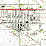 United States Geological Survey Hartley, IA (1970, 24000-Scale) digital map