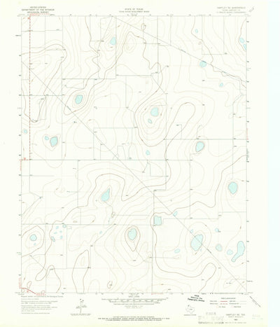 United States Geological Survey Hartley NE, TX (1963, 24000-Scale) digital map