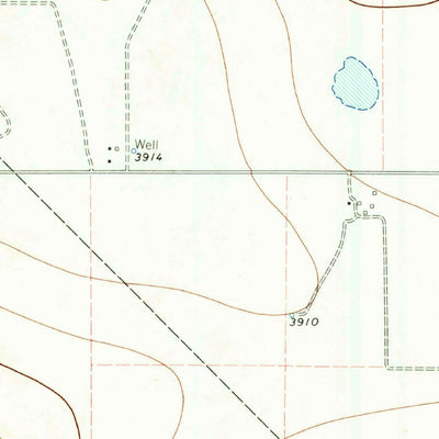 United States Geological Survey Hartley NE, TX (1963, 24000-Scale) digital map